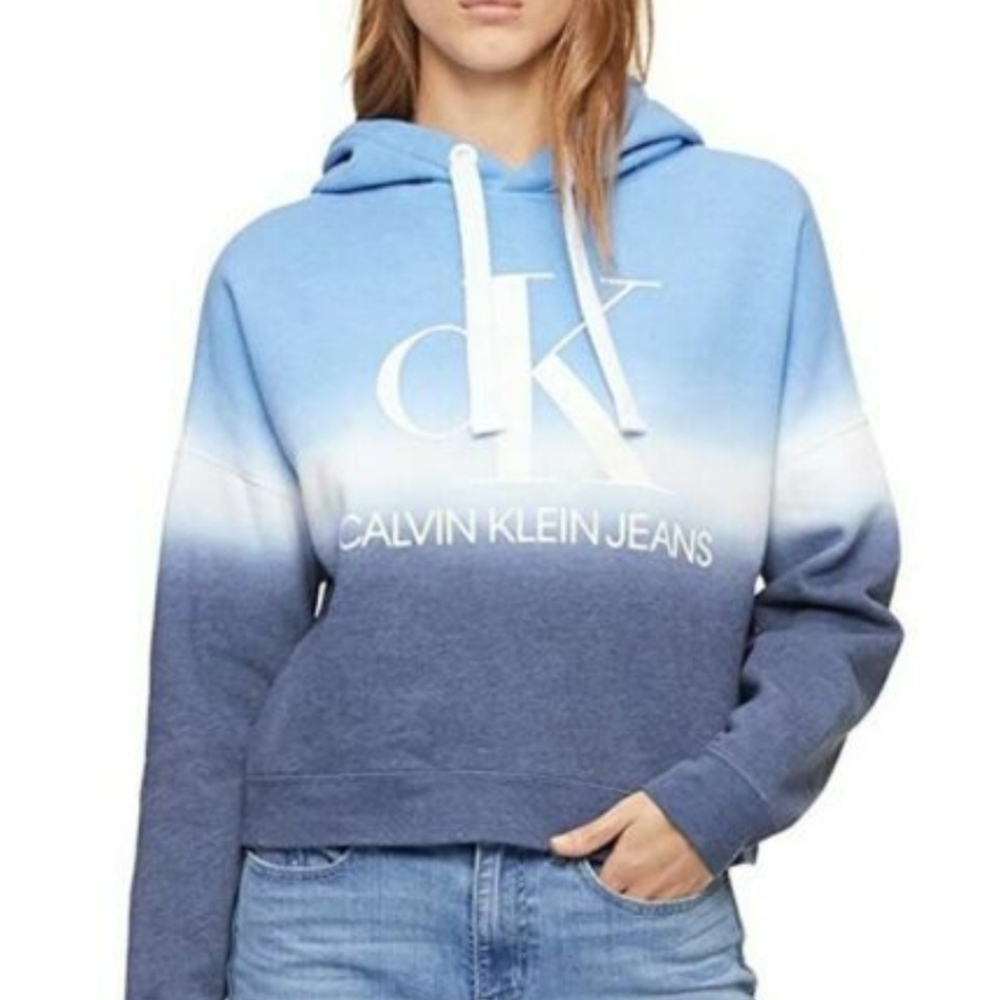 Calvin Klein Jeans Women's Gradient Blue Hoodie (S)